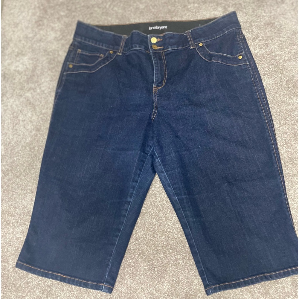 Lane Bryant Bermuda length denim short